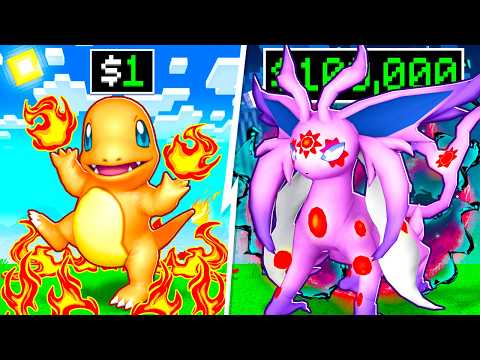 $1 Vs $100,000 CUSTOM POKEMON in Minecraft PIXELMON!