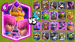 PILLOS REALES EVO vs TODAS LAS CARTAS | Clash Royale