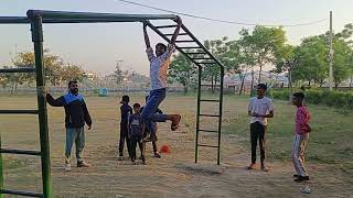 International coach parveen kumar pahuchee park me live bacho exercise #army #cow