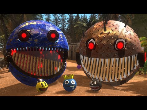 Pacman Adventures Compilation #42 | GIANT ROBOT BOSS FIGHT ! Wtf-1