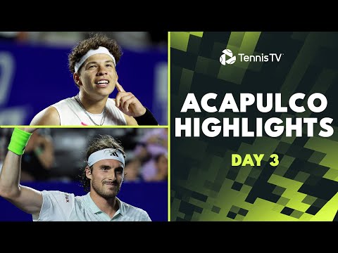 Shelton Takes On Arnaldi; Tsitsipas, Rune & More | Acapulco 2024 Day 3 Highlights