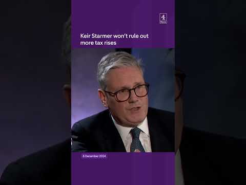‘No plan’ for more tax rises - Starmer