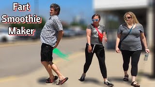 FART SMOOTHIE MAKER 💩🧋 Funny Fart Prank 😝