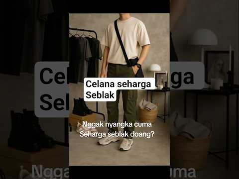 Celana Cargo Pria #celanacargo #celanapanjang