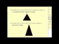 Triangle Properties and Angle Relationships