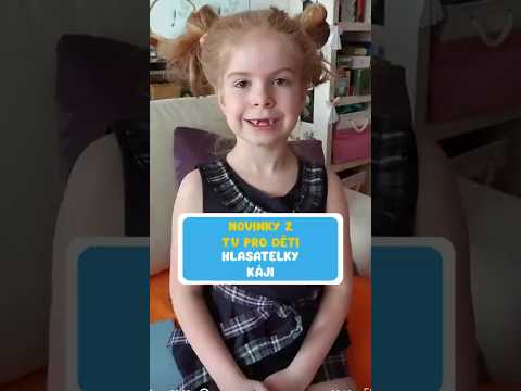 Novinky z TV PRO DĚTI hlasatelky Káji!  #prodeti #fun #moderator #microfone #shorts #reels