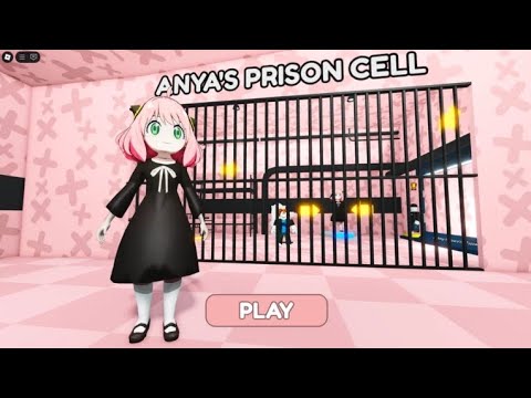 ANYA'S PRISON RUN!(Obby)#roblox#scarryobby