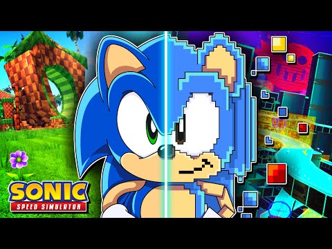 PIXEL SONIC!! - Sonic Speed Simulator (ROBLOX) 🔵💨