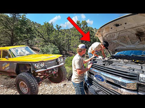 Ford Powerstroke Breaks Down 100 Miles In The Back Country!