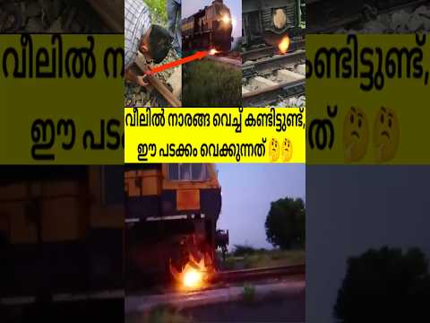 ട്രെയിന്റെ വീലിൽ പടക്കം വെച്ച് പൊട്ടിക്കുന്നത് എത്തിനാണ് train facts malayalam #malayalam #facts
