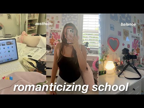 how to ROMANTICIZE SCHOOL 🎓 creating balance, motivation, & productivity :)