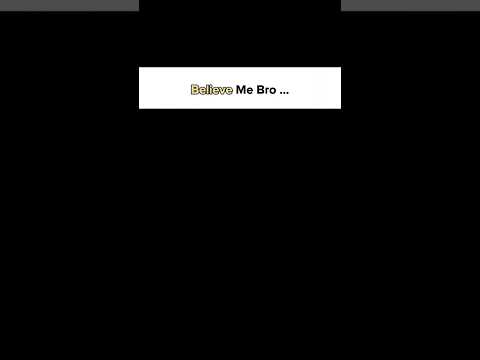 believe me bro ......#motivation #displine #motivationalquotes #relatable #reality #respect