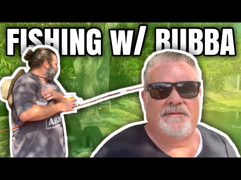 Bubba Goes Fishing with Big Buck and Lummy to Test the Waters of the Pond