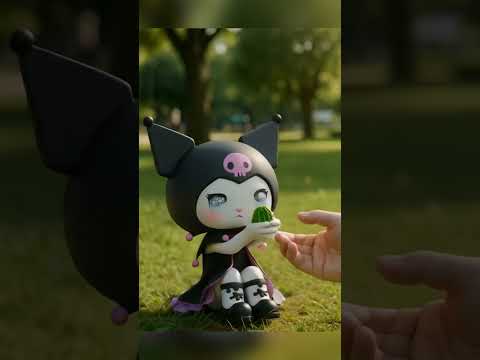 Kuromi đáng thương bị ông chủ bắt ăn cây xương rồng đầy gai #kuromi #mymelody #cute