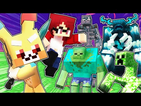 【コラボ】ペケッツ＆地球最強のお母さんvsマイクラ突然変異MOB軍団【後編】【マイクラ/マインクラフト】
