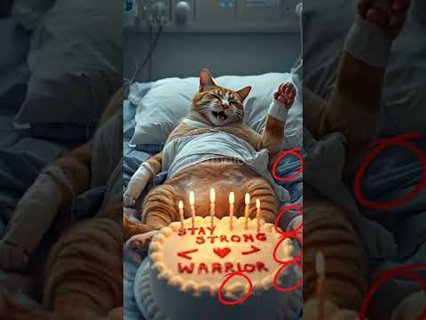 #happybirthday #funny #kitten #animalintelligence #kucing #cute #cat #cake #aicats #shorts #short #o