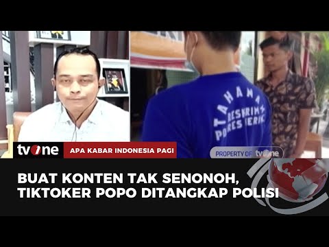 Tiktokers Popo Ditangkap Polisi Usai Bikin Video Tak Senonoh Tvone