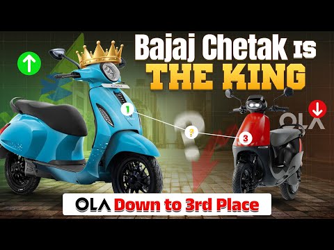 Bajaj Chetak is the King🤩 | 2024 Electric 2-Wheelers Sales Report | Electric Vehicles India