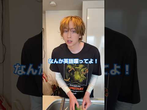 お願いだから洗い物させて。 #日本在住 #アメリカ人 #英語 #早口 #日常
