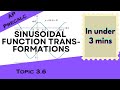 Understanding Sinusoidal Functions Concepts
