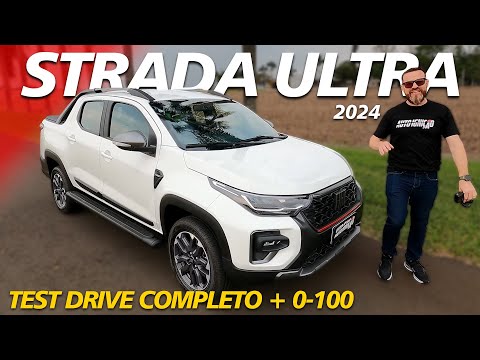 FIAT STRADA ULTRA 2024 - Novo Motor Turbo Faz Bonito No 0-100