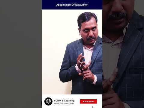 Appointment Of Tax Auditor - #Shortvideo - #auditing  - #bishalsingh -Video@107