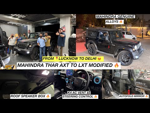 2026 THAR FACELIFT AXT MODIFIED TO LXT ✅ WITH MAHINDRA GENUINE PARTS ✅BASE TO TOP✅