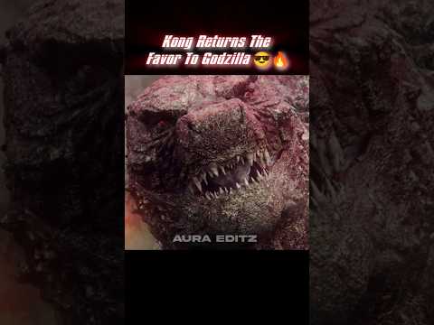 Kong Returns The Favor To Godzilla 🔥😎 Godzilla x Kong Edit 4K #shorts #edit #godzillakong