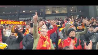 Фудбалерите на Македонија ги поздравија сите македонски фанови по поразот