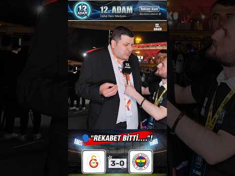 💥"REKABET BİTTİ...."❗ GALATASARAY 3-0 FENERBAHÇE MAÇI RÖPORTAJI.#fb #gs #fyp #keşfet #derbi