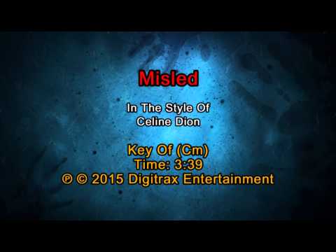 Celine Dion – Misled (Backing Track)