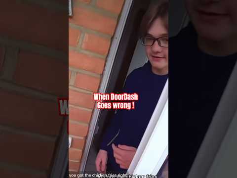 When DoorDash goes wrong! #doordashfail #doordash #prank #uberfail #ubereats