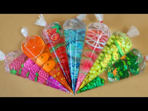 Making Slime with Piping Bags! Most Satisfying Slime Video★ASMR★#ASMR #PipingBags