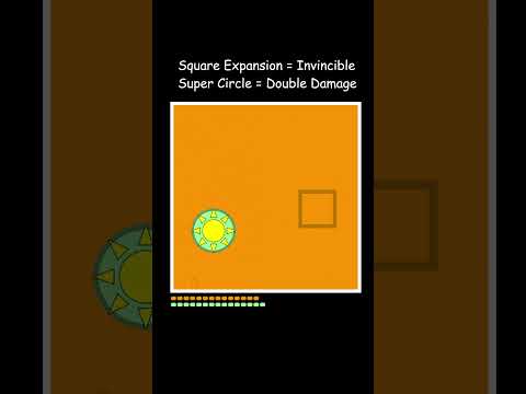 Circles get their own super power up in the shape battles #square #simulation #coding #battle #color