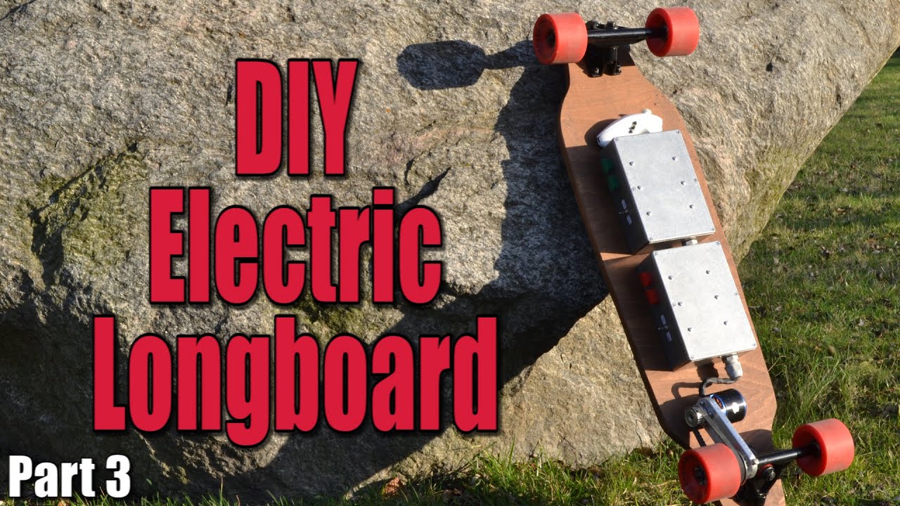 Make your own Electric Motorized Longboard (Part 3) - the wiring & remote control