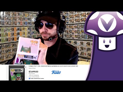 V-dub unknowingly ruins a $7500 Funko Pop