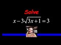 Solving Radical and Quadratic Equations