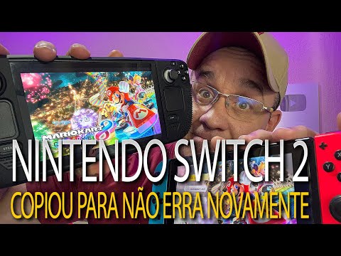 NINTENDO SWITCH 2 COPIOU PRA NÃO ERRAR NOVAMENTE