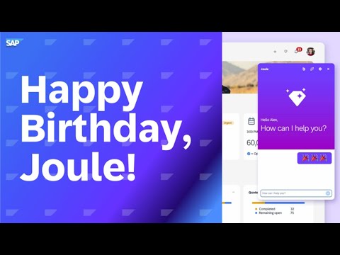 Happy 1st Birthday to Joule, SAP’s AI Copilot! – Join us at SAP TechEd to Celebrate