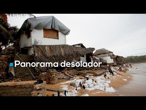Panorama desolador en Pinotepa Nacional: "Erick" deja severos daños en Oaxaca