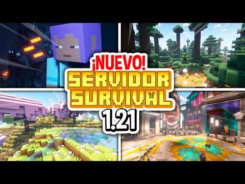 ✅ NUEVO Servidor SURVIVAL VANILLA 1.21.51 (BEDROCK & JAVA) ✨ Minecraft Server SURVIVAL 2024