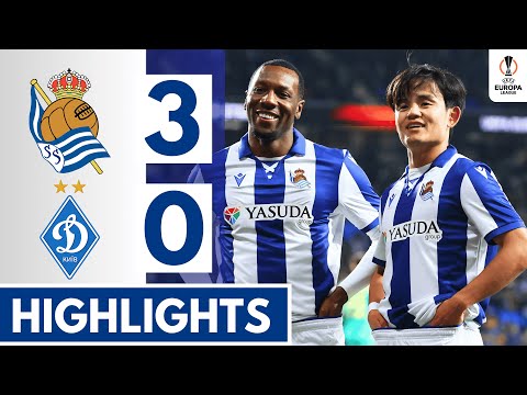 Real Sociedad vs Dynamo Kyiv (3-0) HIGHLIGHTS || UEFA Europa League!