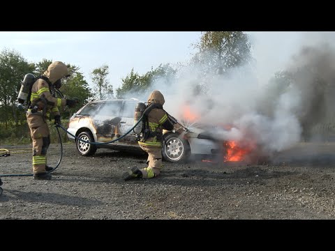 Skärsläckare på bilbränder
