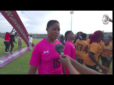 Zambian Goalkeeper Petronella Ng'ambo Musole shares her excitement