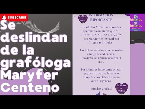 Abogadas feministas se deslindan de Maryfer Centeno