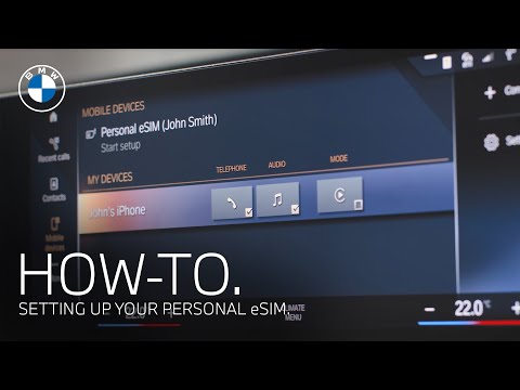 How to Set Up Your Personal eSIM | BMW Genius How-to | BMW USA