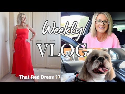 That Red Dress, Strapless Bra Struggles & Boob Chat | Real Life Vlog Over 50