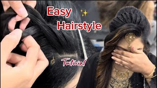 EASY Wedding Hairstyle |Twist Hairstyle| |Hairstyle for Girls| |twist hairstyle banane ka tarika|