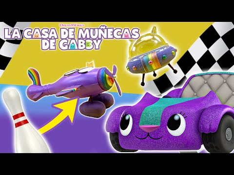 ¡MANUALIDADES de la carrera gatástica de Carlita! | LA CASA DE MUÑECAS DE GABBY