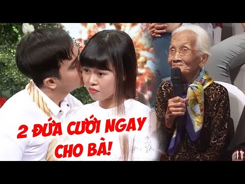 Cặp đôi vừa gặp chưa kịp bấm nút đã bị bà nội U90 HỐI CƯỚI LUÔN trên sân khấu ❤️ Bà Mối Hẹn Hò